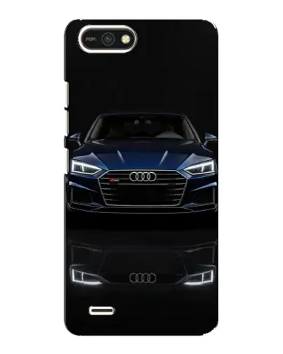 Чехол для TECNO POP 2F с картинкой «Audi — ночное отражение»