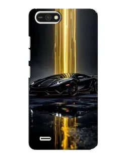 Чехол для TECNO POP 2F с картинкой «Ночной Lamborghini драйв»