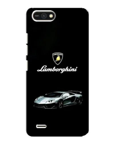 Чехол для TECNO POP 2F с картинкой «Логотип Lamborghini классика»