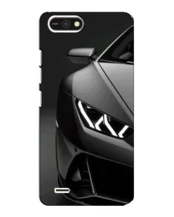 Чехол для TECNO POP 2F с картинкой «Lamborghini фары детализация»