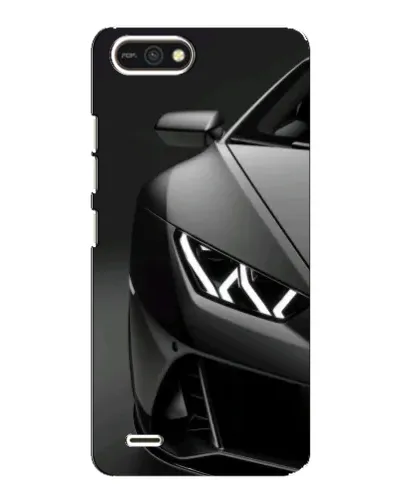 Чехол для TECNO POP 2F с картинкой «Lamborghini фары детализация»