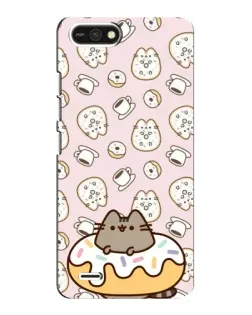 Чехол для TECNO POP 2F с картинкой «Пушин на пончике»