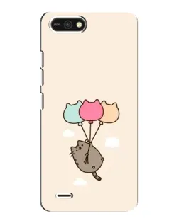 Чехол для TECNO POP 2F с картинкой «Пушин на шариках»