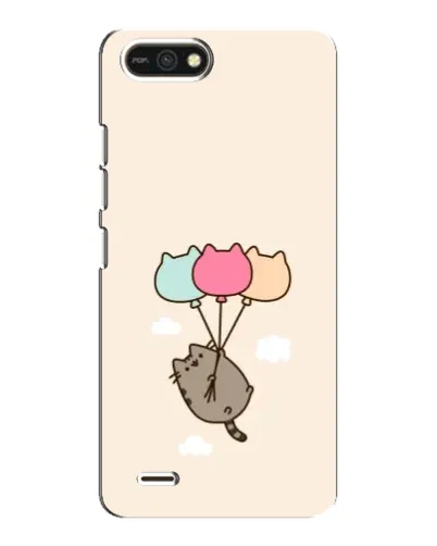 Чехол для TECNO POP 2F с картинкой «Пушин на шариках»