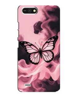 Чохол для TECNO POP 2F з картинкою «Метелик у диму» Чохол для TECNO POP 2F з картинкою «Метелик у диму»