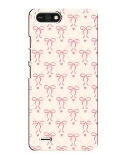 Чохол для TECNO POP 2F з картинкою «Рожеві бантики Coquette»