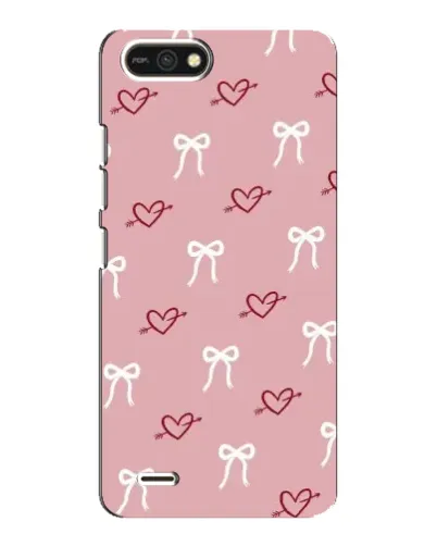 Чохол для TECNO POP 2F з картинкою «Серця та банти» Чохол для TECNO POP 2F з картинкою «Серця та банти»