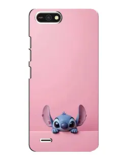 Чехол для TECNO POP 2F с картинкой «Stitch выглядывает»