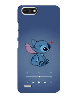 Чехол для TECNO POP 2F с картинкой «Музыкальный Stitch»