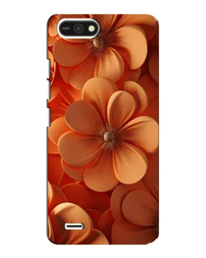 Чохол для TECNO POP 2F з картинкою «Помаранчева макро квітка»