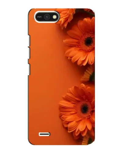 Чохол для TECNO POP 2F з картинкою «Помаранчеві гербери»