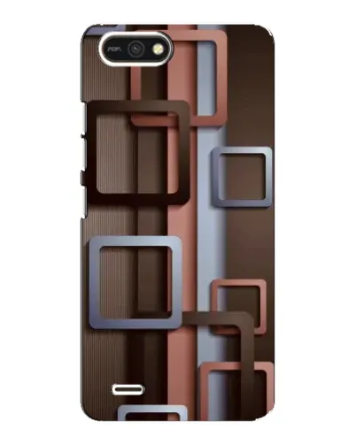 Чохол для TECNO POP 2F з картинкою «Коричневі об'ємні квадрати» Чохол для TECNO POP 2F з картинкою «Коричневі об'ємні квадрати»