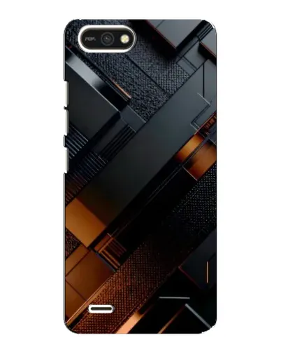 Чохол для TECNO POP 2F з картинкою «Чорні геометричні блоки» Чохол для TECNO POP 2F з картинкою «Чорні геометричні блоки»