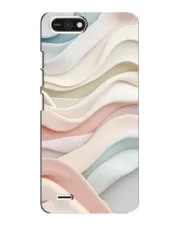 Чохол для TECNO POP 2F з картинкою «Пастельні ніжні хвилі»