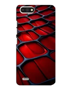 Чохол для TECNO POP 2F з картинкою «Червона глянцева сітка»