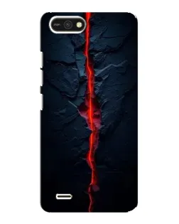 Чохол для TECNO POP 2F з картинкою «Червона лавова тріщина»