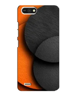 Чохол для TECNO POP 2F з картинкою «Геометрія помаранчевих кіл»