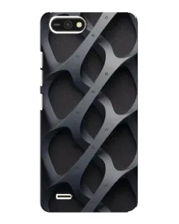 Чохол для TECNO POP 2F з картинкою «Об'ємне сіре плетіння»