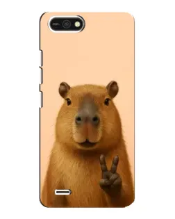 Чехол для TECNO POP 2F с картинкой «Капибара виктория» Чехол для TECNO POP 2F с картинкой «Капибара виктория»