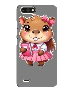 Чехол для TECNO POP 2F с картинкой «Девочка капибара» Чехол для TECNO POP 2F с картинкой «Девочка капибара»