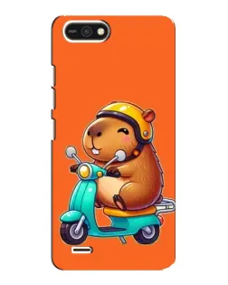 Чехол для TECNO POP 2F с картинкой «Капибара на скутере» Чехол для TECNO POP 2F с картинкой «Капибара на скутере»