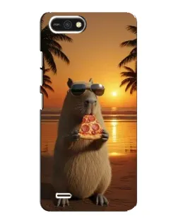 Чехол для TECNO POP 2F с картинкой «Капибара с пиццей» Чехол для TECNO POP 2F с картинкой «Капибара с пиццей»