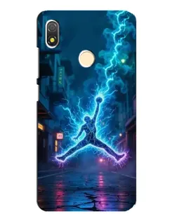 Чехол для TECNO POP 3 с картинкой «Jordan Gold Jumpman»