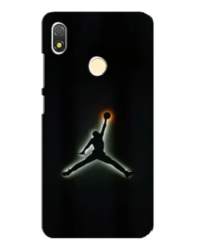 Чехол для TECNO POP 3 с картинкой «Jordan Gradient Logo»