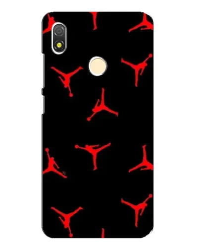 Чехол для TECNO POP 3 с картинкой «Jordan Red Pattern»