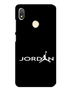 Чехол для TECNO POP 3 с картинкой «Jordan White Logo»