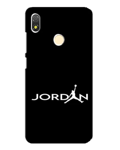 Чехол для TECNO POP 3 с картинкой «Jordan White Logo»