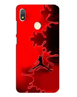 Чехол для TECNO POP 3 с картинкой «Jordan Red Smoke»