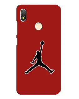 Чехол для TECNO POP 3 с картинкой «Jordan Red Back»