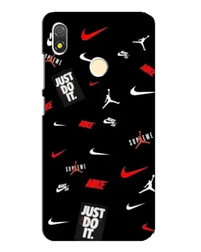 Чехол для TECNO POP 3 с картинкой «Nike Mix Pattern»