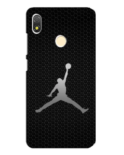 Чехол для TECNO POP 3 с картинкой «Jordan Dark Carbon»