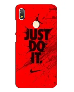 Чехол для TECNO POP 3 с картинкой «Nike Just Do It»