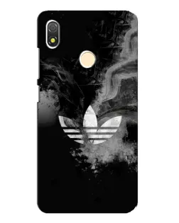 Чехол для TECNO POP 3 с картинкой «Абстрактный дым Adidas»