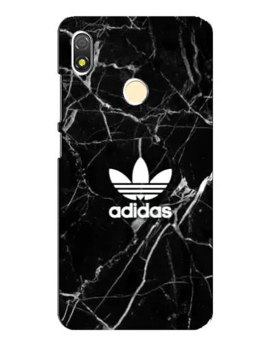 Чехол для TECNO POP 3 с картинкой «Белый мрамор Adidas»