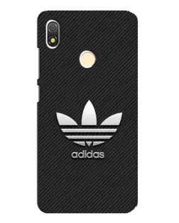 Чехол для TECNO POP 3 с картинкой «Adidas Карбоновая текстура»