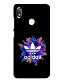 Чехол для TECNO POP 3 с картинкой «Взрыв красок Adidas»