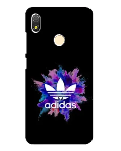 Чехол для TECNO POP 3 с картинкой «Взрыв красок Adidas»