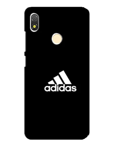Чехол для TECNO POP 3 с картинкой «Черная классика Adidas»