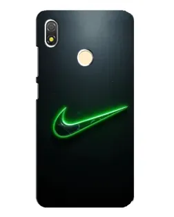 Чехол для TECNO POP 3 с картинкой «Неоновый контур Nike» Чехол для TECNO POP 3 с картинкой «Неоновый контур Nike»