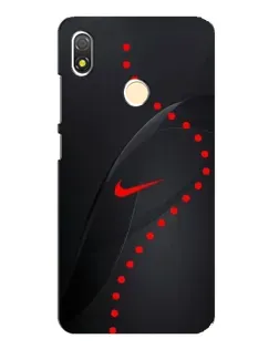 Чехол для TECNO POP 3 с картинкой «Абстрактный дизайн Nike»