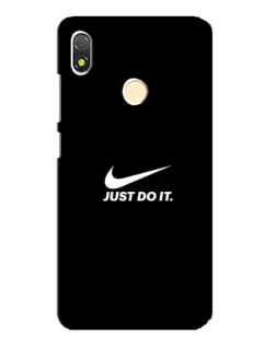 Чехол для TECNO POP 3 с картинкой «Минимализм от Nike»