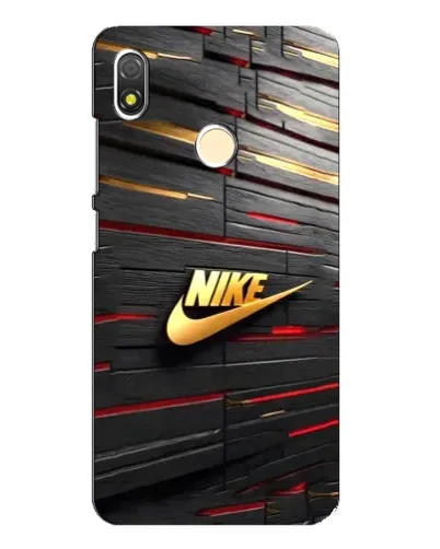 Чехол для TECNO POP 3 с картинкой «Золотой Nike на металле» Чехол для TECNO POP 3 с картинкой «Золотой Nike на металле»