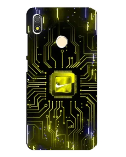 Чехол для TECNO POP 3 с картинкой «Nike — золотая искра» Чехол для TECNO POP 3 с картинкой «Nike — золотая искра»