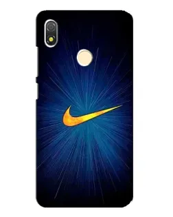 Чохол для TECNO POP 3 з картинкою «Синій пульс Nike»