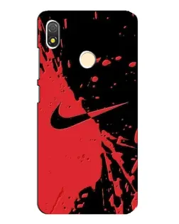 Чохол для TECNO POP 3 з картинкою «Червоні бризки Nike»