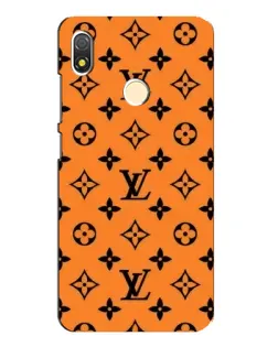 Чехол для TECNO POP 3 с картинкой «Оранжевый стиль LV»